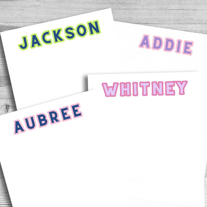 Personalized Name Notepad by The Saltwater Press